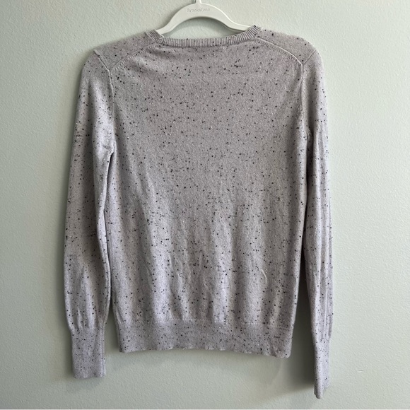 Everlane The 100% Cashmere Crew Neck Speckled Sweater Size Small - Picture 7 of 9